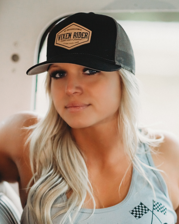 Rebel Trucker Hat Black/Charcoal