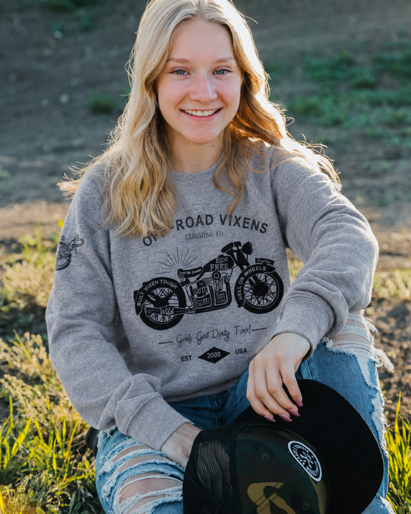 Cafe Racer French Terry Crewneck