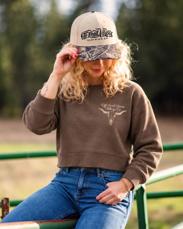 Howdy Cropped Crewneck