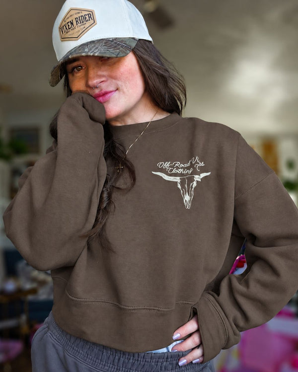 Howdy Cropped Crewneck