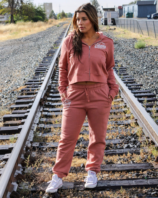 Desert Ladies Cropped Zip Hoodie