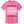 Youth Checked out Tee - Neon Pink