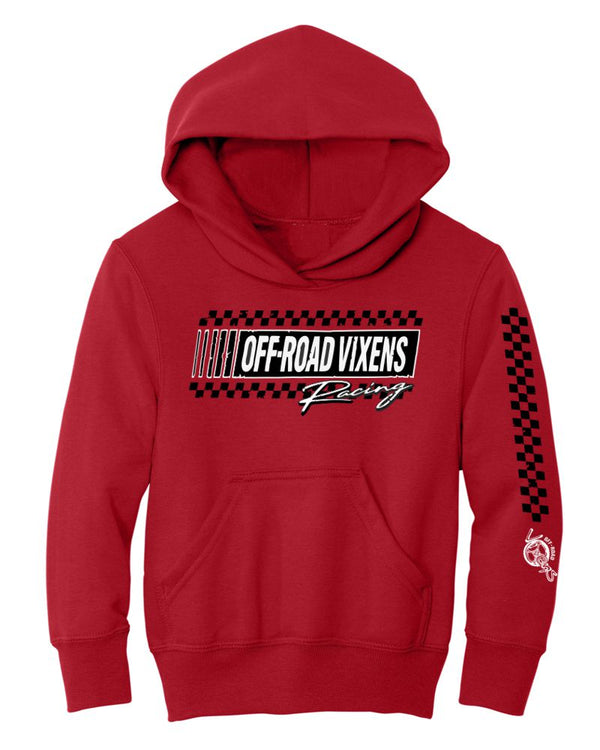 Youth Fast Lane Hoodie - Red