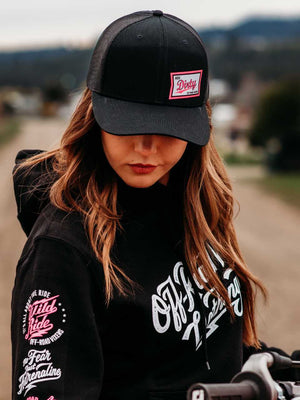 High Life Trucker Hat - Black - OFF-ROAD VIXENS CLOTHING CO.