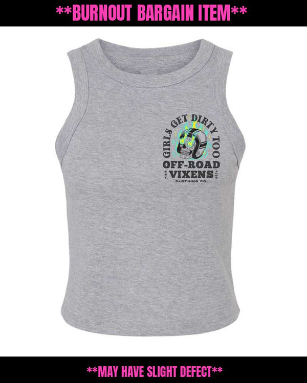 BB - Motohead Cropped Micro Rib Tank