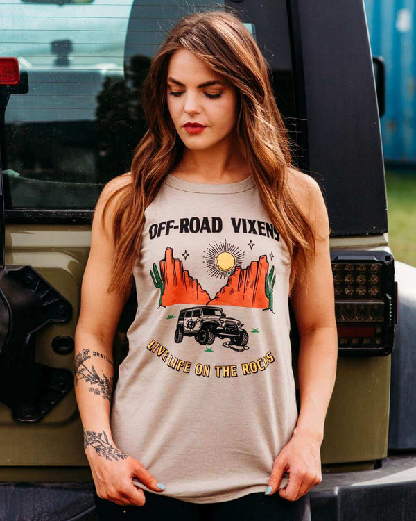 On the Rocks Tank - OFF-ROAD VIXENS CLOTHING CO.