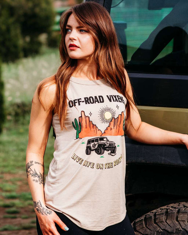 On the Rocks Tank - OFF-ROAD VIXENS CLOTHING CO.