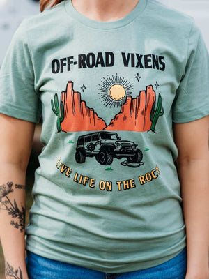 On the Rocks Unisex Tee - OFF-ROAD VIXENS CLOTHING CO.