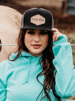 Rebel Flat Bill - Black/Charcoal - OFF-ROAD VIXENS CLOTHING CO.