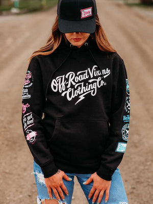 Rewind 2.0 Unisex Pullover Hoodie - OFF-ROAD VIXENS CLOTHING CO.