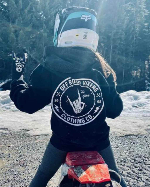 Be Epic Unisex Zip Up Hoodie - OFF-ROAD VIXENS CLOTHING CO.