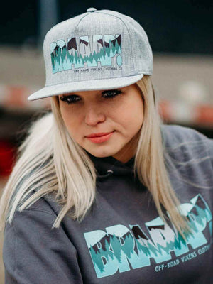 Braaap! Babe Flatbill Hat - OFF-ROAD VIXENS CLOTHING CO.