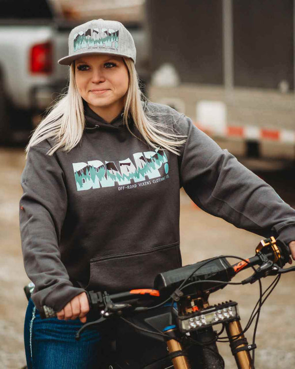 Braaap! Babe Unisex Pullover Hoodie - OFF-ROAD VIXENS CLOTHING CO.