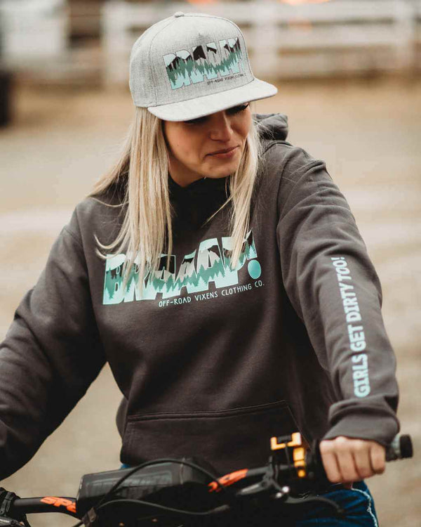 Braaap! Babe Unisex Pullover Hoodie - OFF-ROAD VIXENS CLOTHING CO.