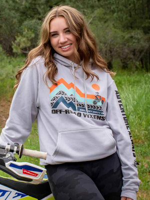 Dirt Bike Adventure Unisex Pullover Hoodie - OFF-ROAD VIXENS CLOTHING CO.