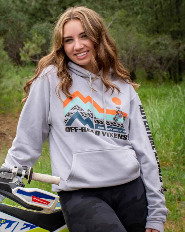 Dirt Bike Adventure Unisex Pullover Hoodie - OFF-ROAD VIXENS CLOTHING CO.