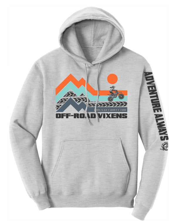 Dirt Bike Adventure Unisex Pullover Hoodie - OFF-ROAD VIXENS CLOTHING CO.