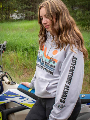 Dirt Bike Adventure Unisex Pullover Hoodie - OFF-ROAD VIXENS CLOTHING CO.