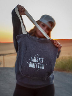 Dirt Roads Fleece Tote Bag - OFF-ROAD VIXENS CLOTHING CO.