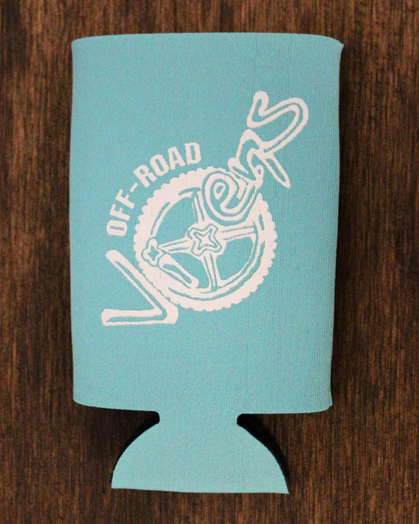 Dirt Roads Slim Can Koozie - Turquoise - OFF-ROAD VIXENS CLOTHING CO.