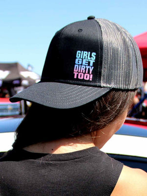 GGDT Trucker Hat - Black - OFF-ROAD VIXENS CLOTHING CO.