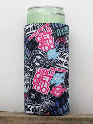 Graffiti Slim Can Koozie - OFF-ROAD VIXENS CLOTHING CO.