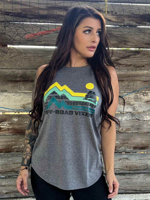Jeep Adventure Rocker Tank - OFF-ROAD VIXENS CLOTHING CO.