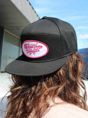 No Fear Flat Bill Trucker - Black - OFF-ROAD VIXENS CLOTHING CO.