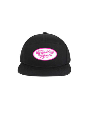 No Fear Flat Bill Trucker - Black - OFF-ROAD VIXENS CLOTHING CO.
