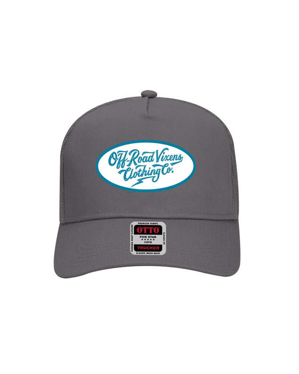 No Fear Trucker - Gray - OFF-ROAD VIXENS CLOTHING CO.