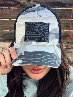 Ride Free Camo Trucker - OFF-ROAD VIXENS CLOTHING CO.