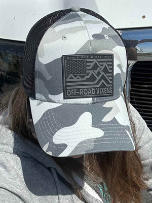 Ride Free Camo Trucker - OFF-ROAD VIXENS CLOTHING CO.