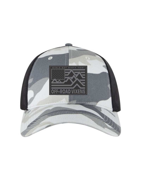 Ride Free Camo Trucker - OFF-ROAD VIXENS CLOTHING CO.