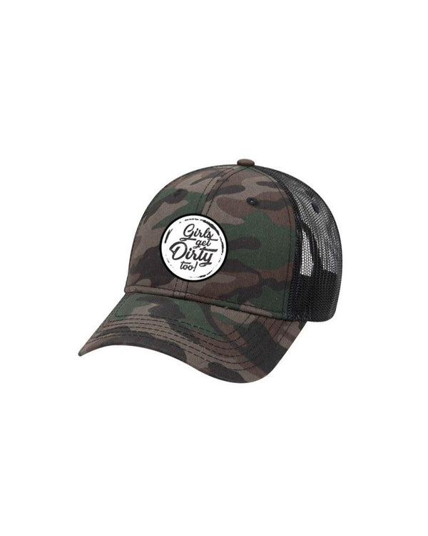 Tornado Low Profile Trucker Hat - Camo - OFF-ROAD VIXENS CLOTHING CO.