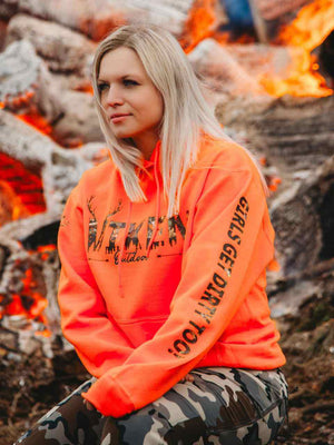 Vixen Huntress Pullover Hoodie-Safety - OFF-ROAD VIXENS CLOTHING CO.