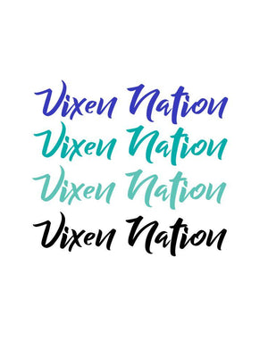 Vixen Nation Decal - OFF-ROAD VIXENS CLOTHING CO.