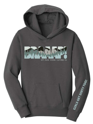 Youth Braaap Babe Hoodie - OFF-ROAD VIXENS CLOTHING CO.