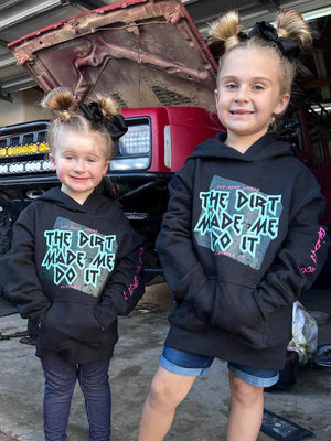 Youth Dirt Made Me Hoodie - OFF-ROAD VIXENS CLOTHING CO.