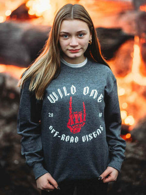 Youth Wild One Crewneck - OFF-ROAD VIXENS CLOTHING CO.